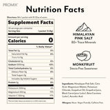 ProMix Nutrition detalle del polvo mostrando textura fina y disolución rápida