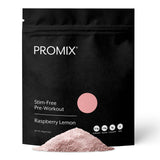 ProMix Nutrition frasco frontal mostrando etiqueta y sabor frambuesa-limón