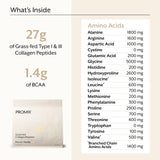 ProMix Nutrition primer plano de textura fina y fácil disolución