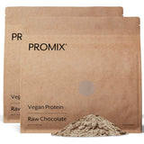 ProMix pack delantero Raw Chocolate mostrando diseño y cantidad, confianza en calidad