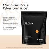 ProMix Nutrition etiqueta con QR y Lot Code para verificar calidad