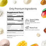 ProMix Nutrition textura del polvo mango, mezcla fácil y sin grumos
