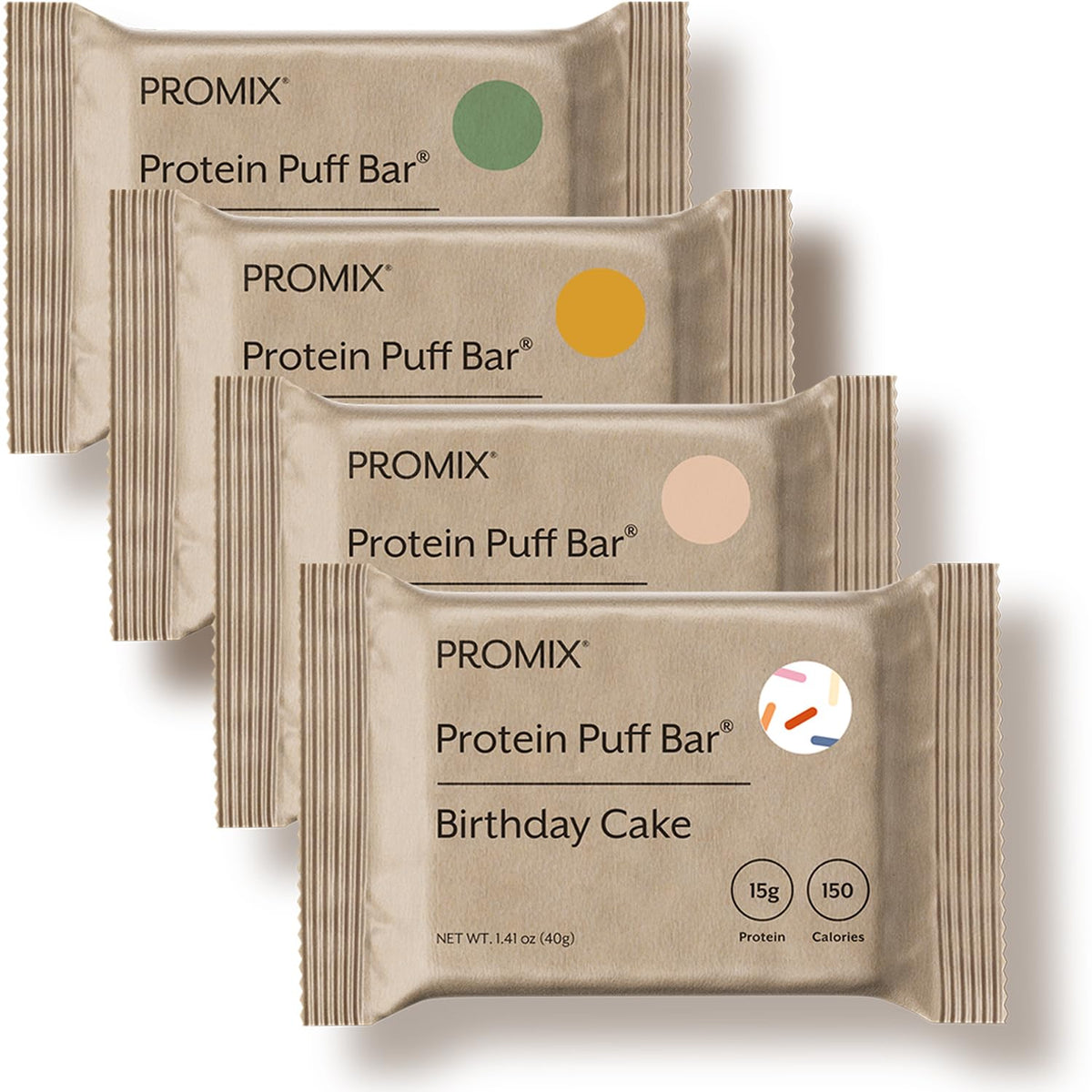 ProMix empaque frontal mostrando caja de 12 barras y beneficios nutricionales