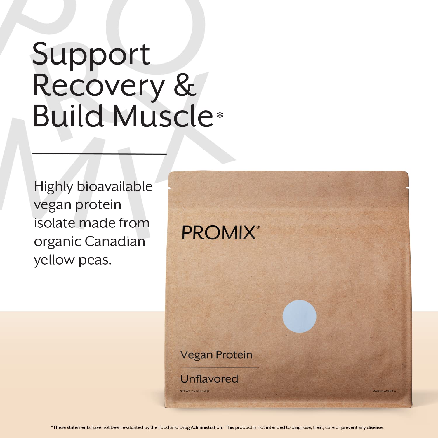 ProMix Nutrition textura del polvo, mezcla suave y fácil disolución