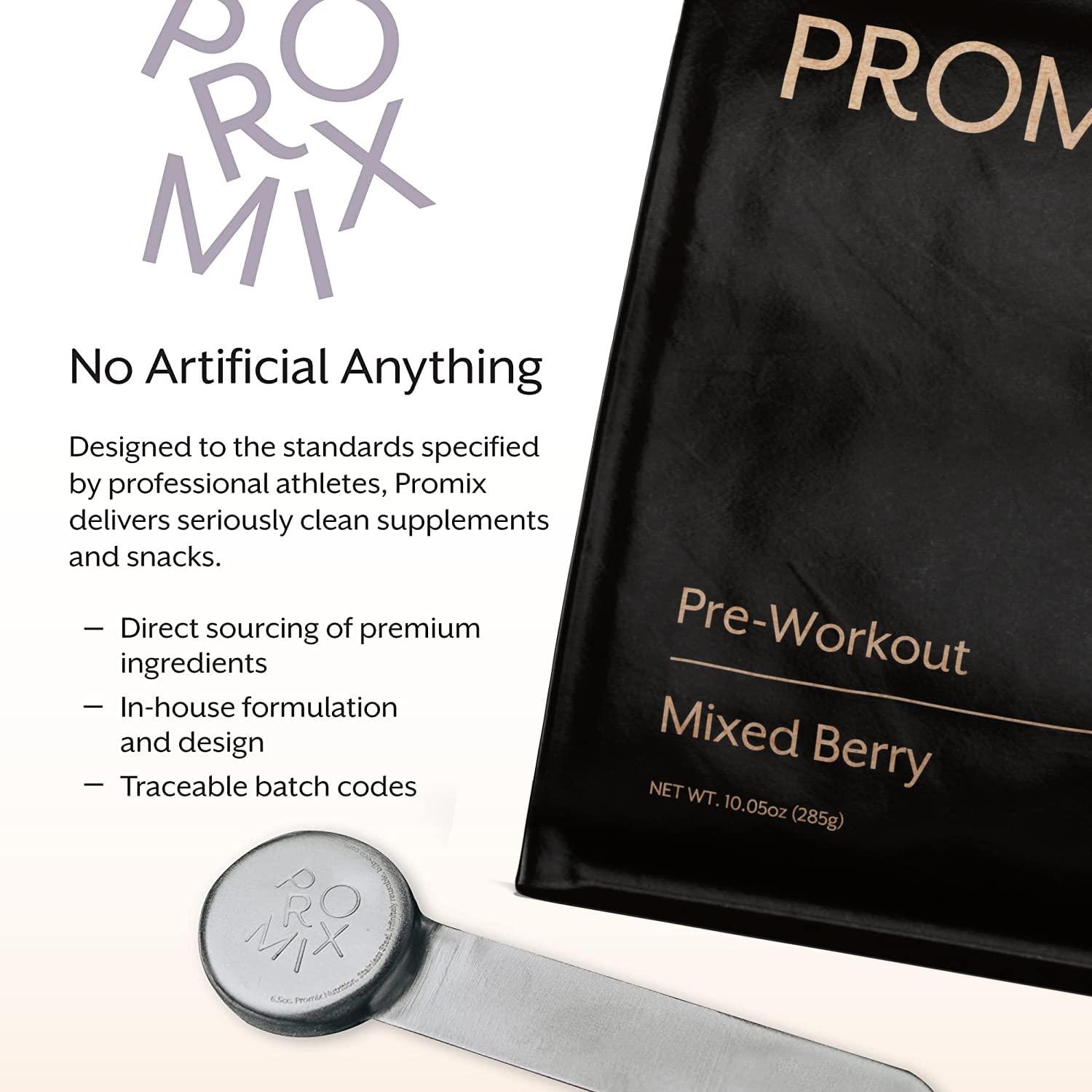 ProMix Nutrition textura del polvo Mixed Berry disolución rápida y sabor natural