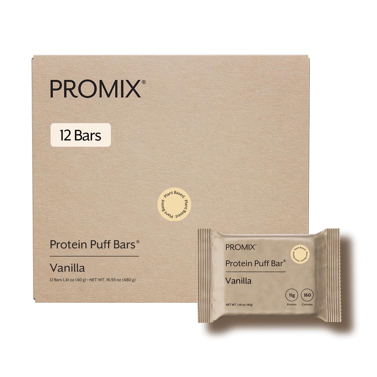ProMix Nutrition empaque frontal Vainilla Francesa mostrando beneficios y aporte proteico