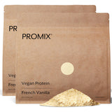 ProMix Nutrition envase frontal de 5 lb mostrando marca y sabor vainilla, confianza en calidad