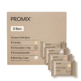 ProMix Nutrition vista frontal del pack variado mostrando sabores y caja