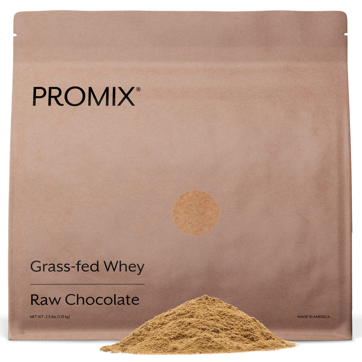 ProMix Nutrition frente del envase mostrando sabor chocolate y tamaño 2.5 lb, ideal para comprar