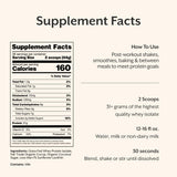 Etiqueta nutricional ProMix destacando 31 g proteína y perfil de aminoácidos