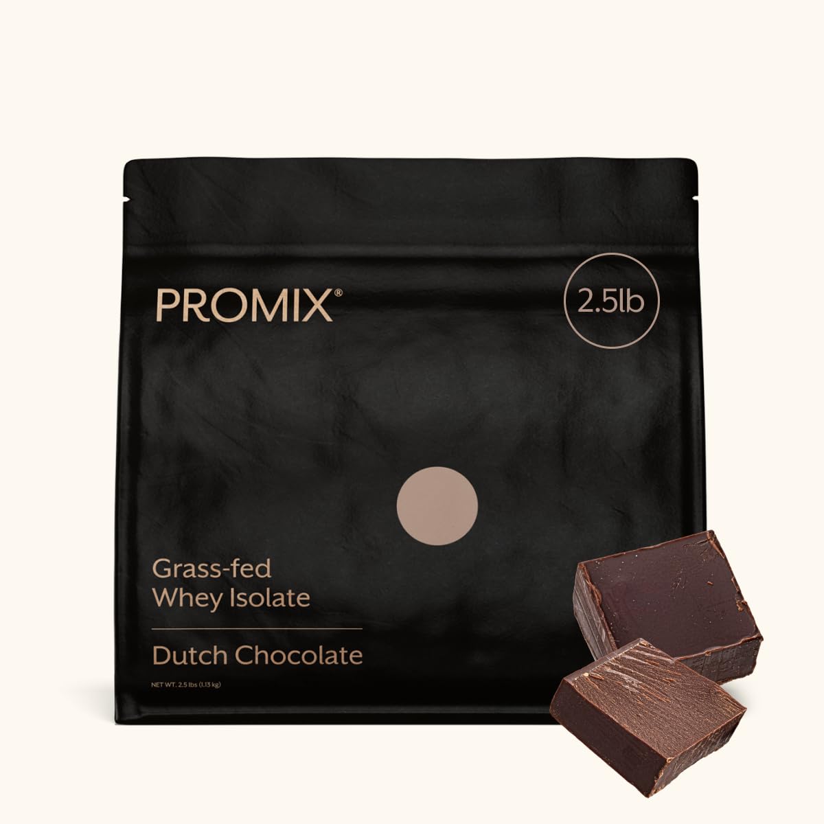 ProMix Nutrition frente del envase chocolate mostrando tamaño y marca