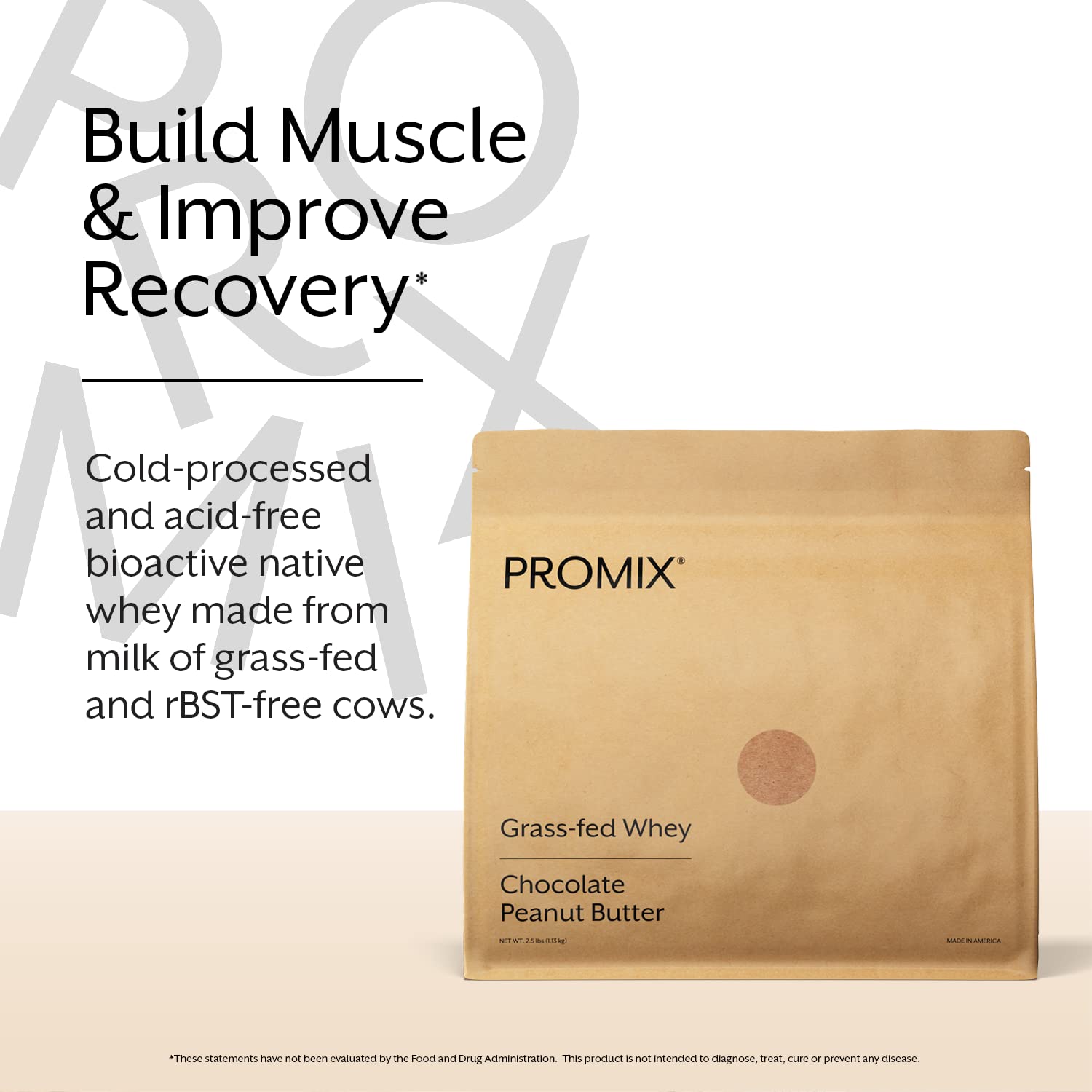 ProMix Nutrition textura en cuchara suave y fácil de mezclar para recuperación
