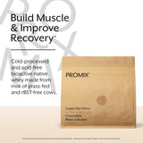 ProMix Nutrition textura en cuchara suave y fácil de mezclar para recuperación