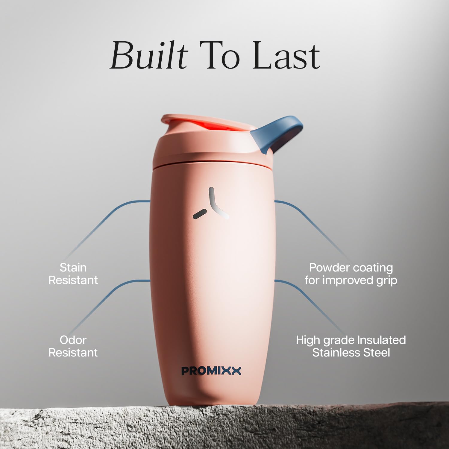 PROMIXX textura metálica y acabado duradero, resistente al uso