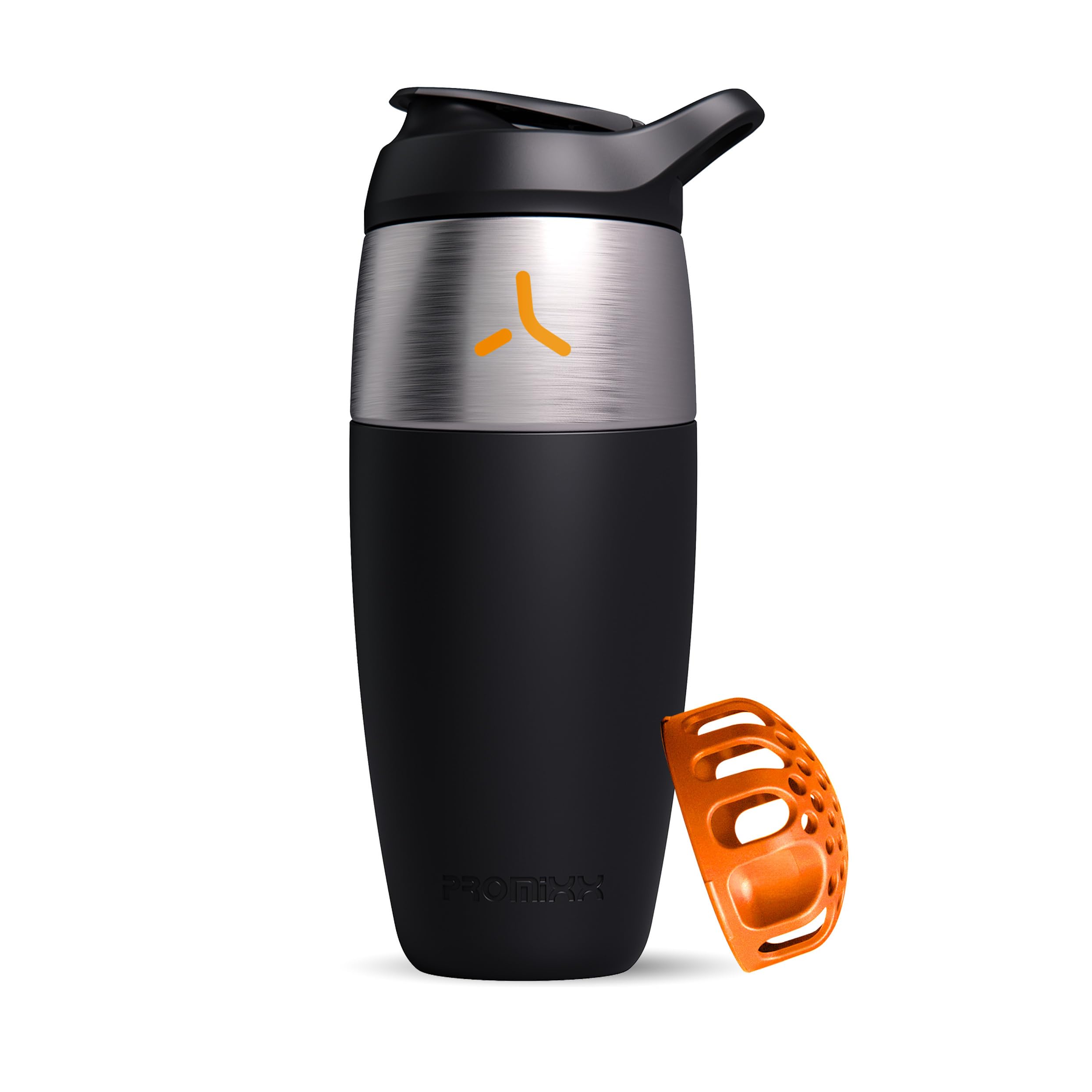 PROMIXX vista frontal con tapa cerrada que evita derrames