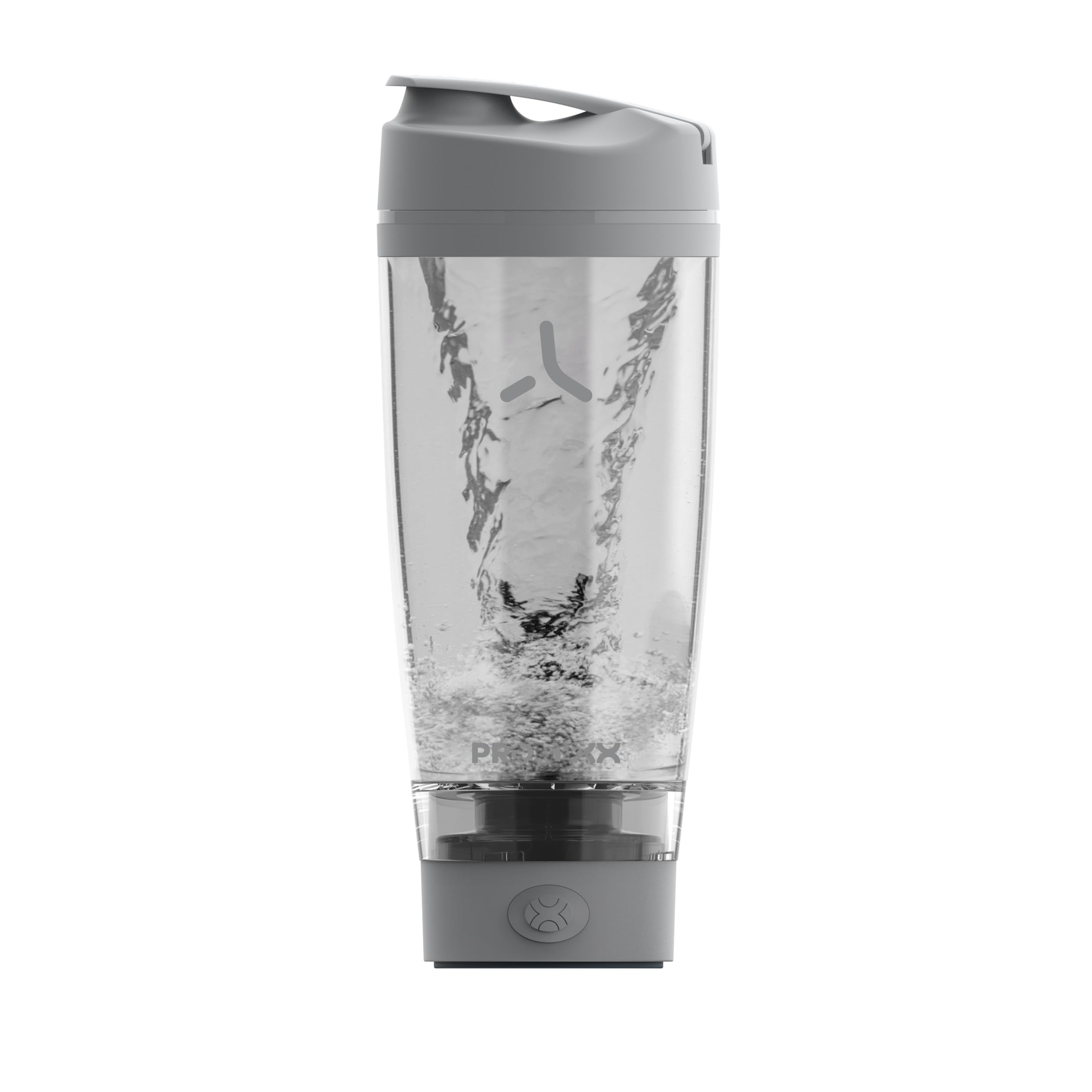 PROMIXX frontal del vaso mostrando diseño y capacidad, portátil y elegante