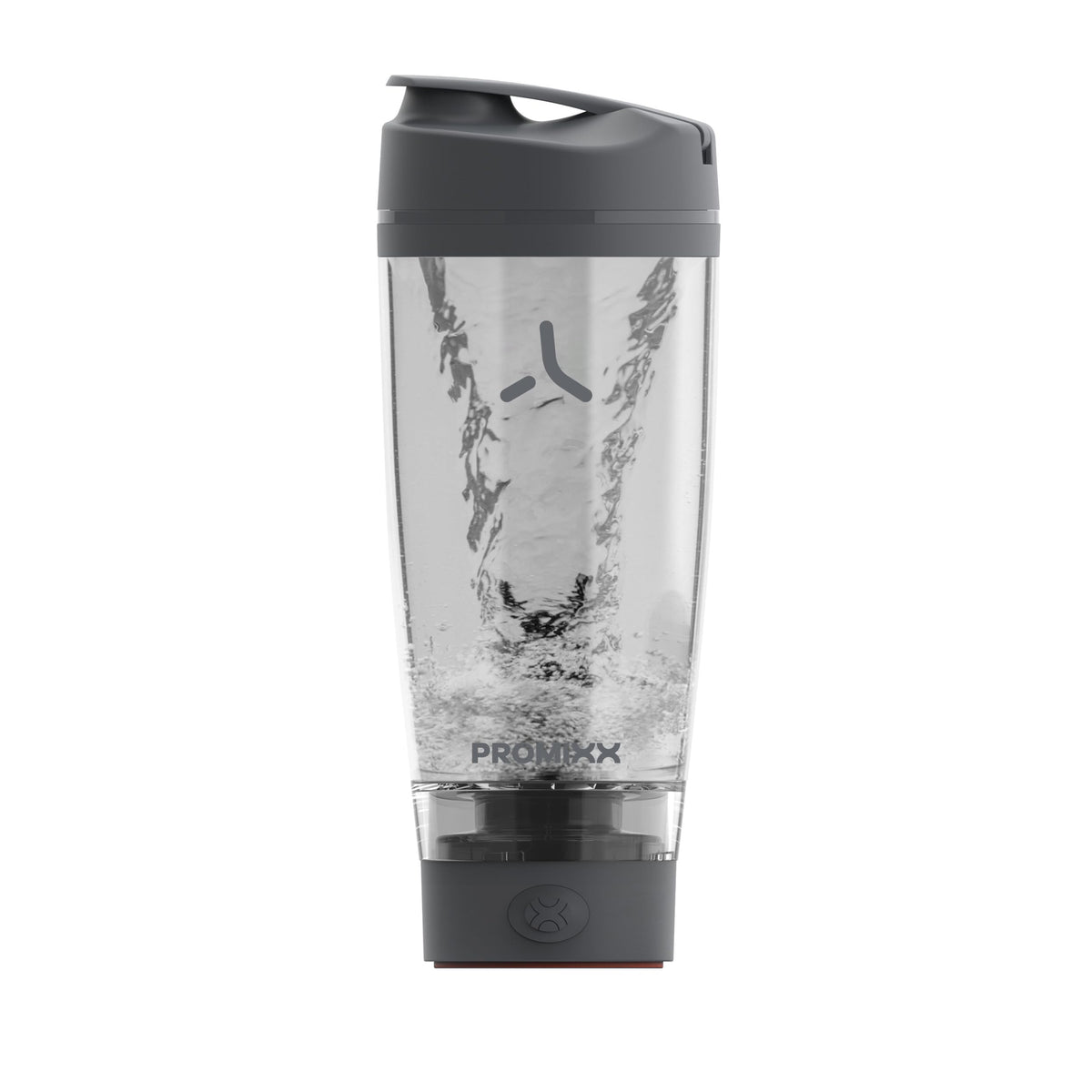 PROMIXX Pro vista frontal en color grafito, diseño portátil y elegante
