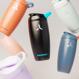 PROMIXX comparación tamaño muestra perfil estrecho y compatibilidad portavasos