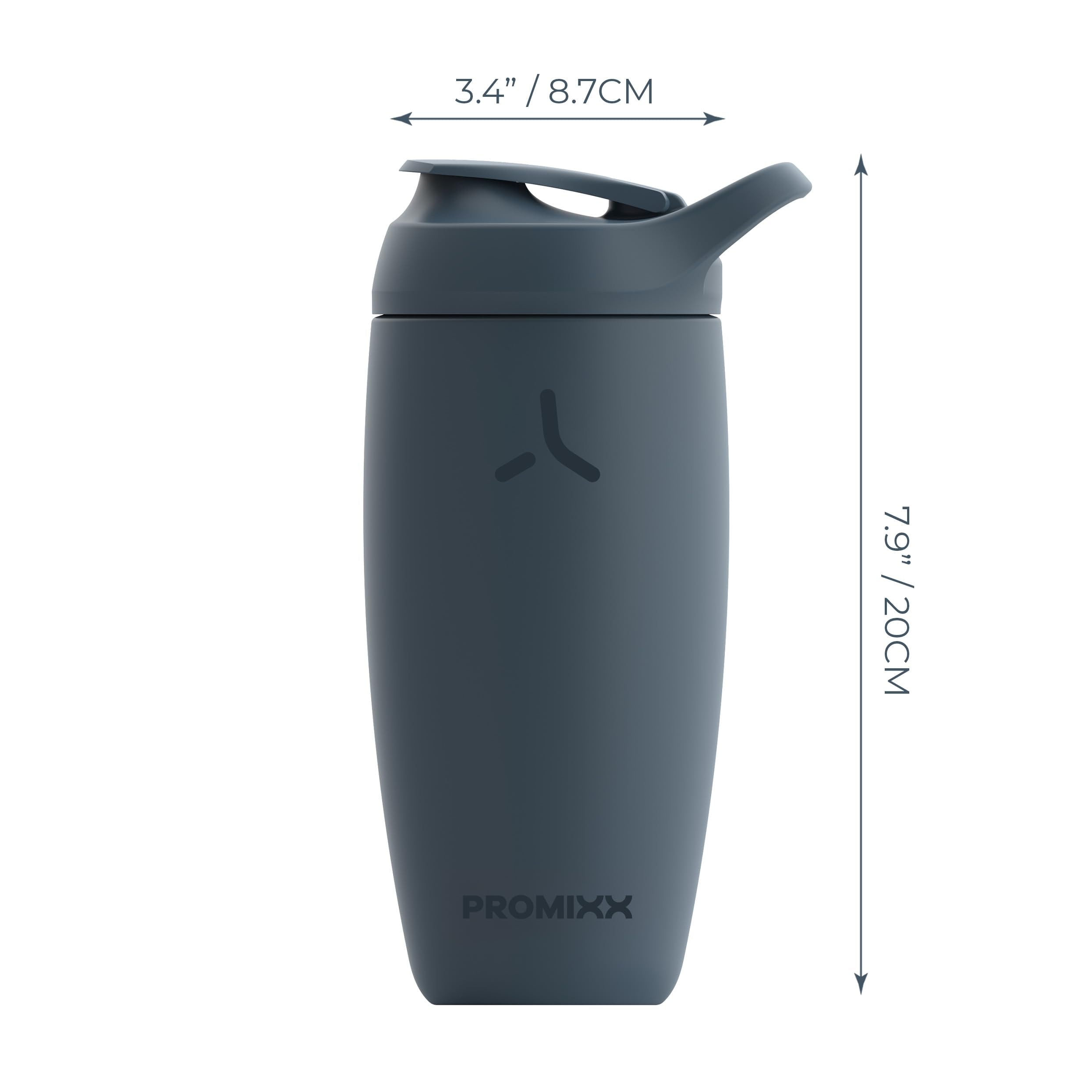 PROMIXX botella en mochila, transporte cómodo con asa integrada