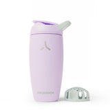 PROMIXX botella Pursuit frente lilac muestra diseño y capacidad 18 oz