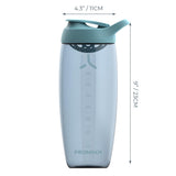 PROMIXX interior con marcas mL y fl oz, medición precisa