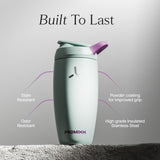 PROMIXX interior de acero inoxidable curvado para limpieza y mezcla fácil