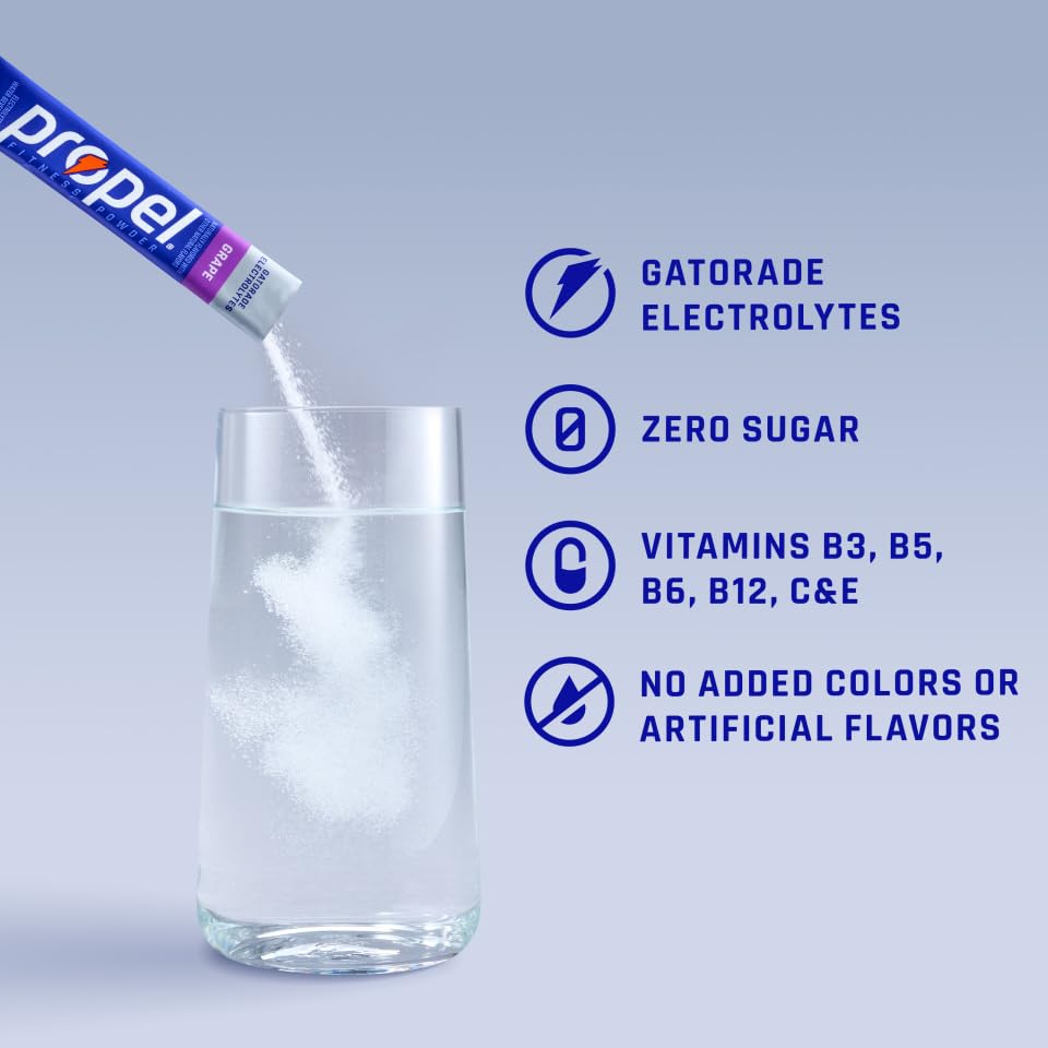Propel polvo en detalle para apreciar la textura y mezcla rápida