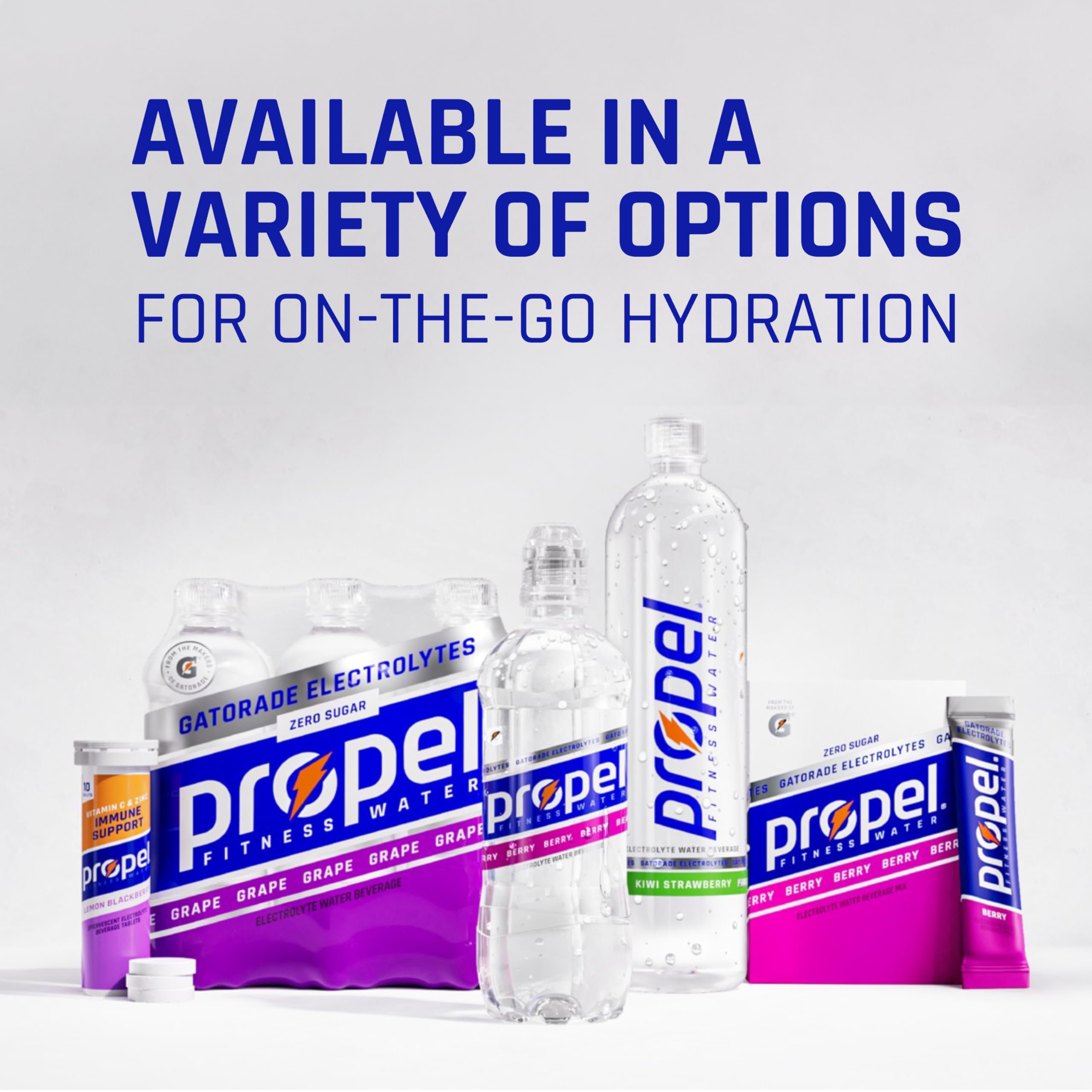Propel en gimnasio demostrando hidratación durante ejercicio
