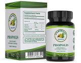 Propolis Health primer plano de cápsula blanda destacando textura