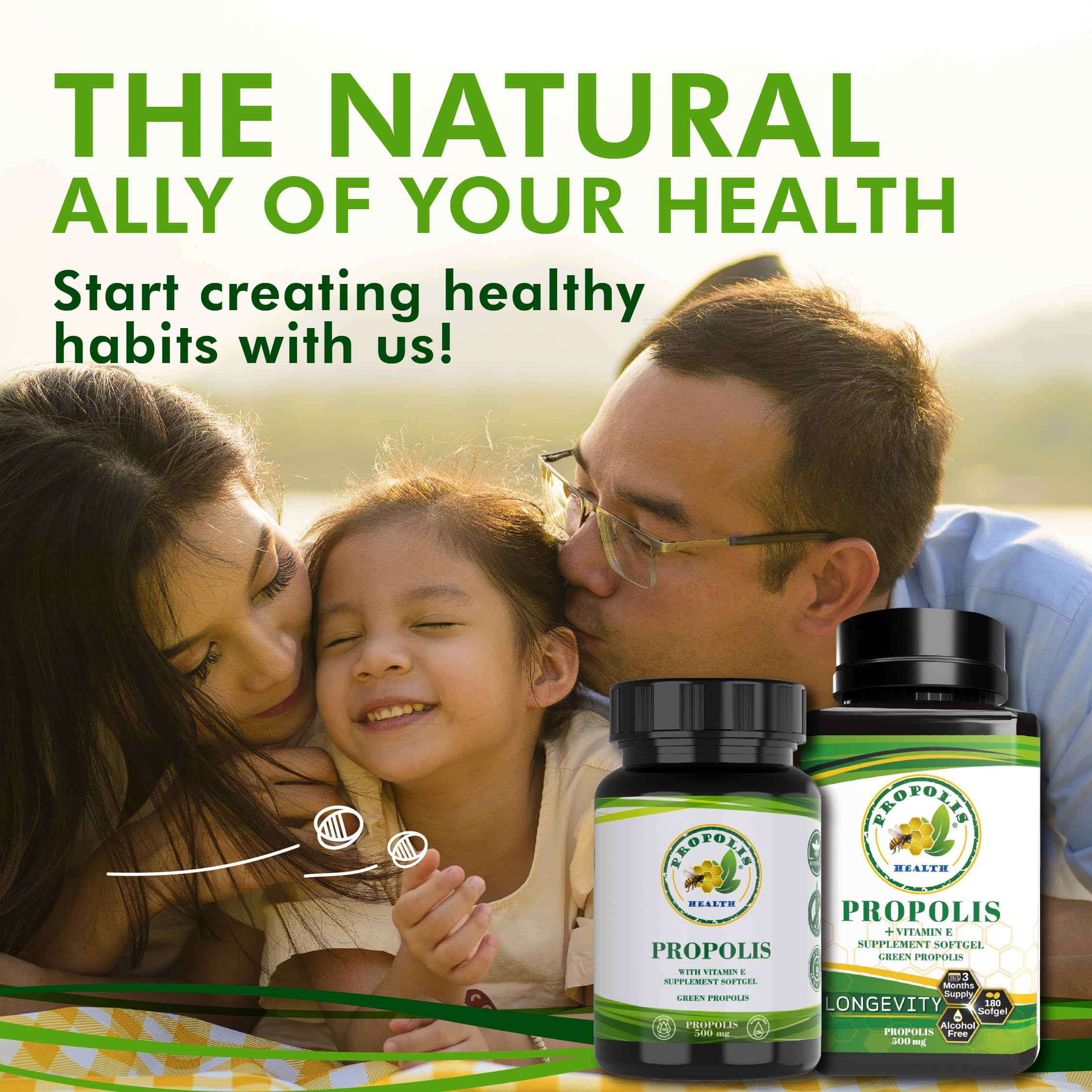Propolis Health producto en rutina matutina para integración diaria