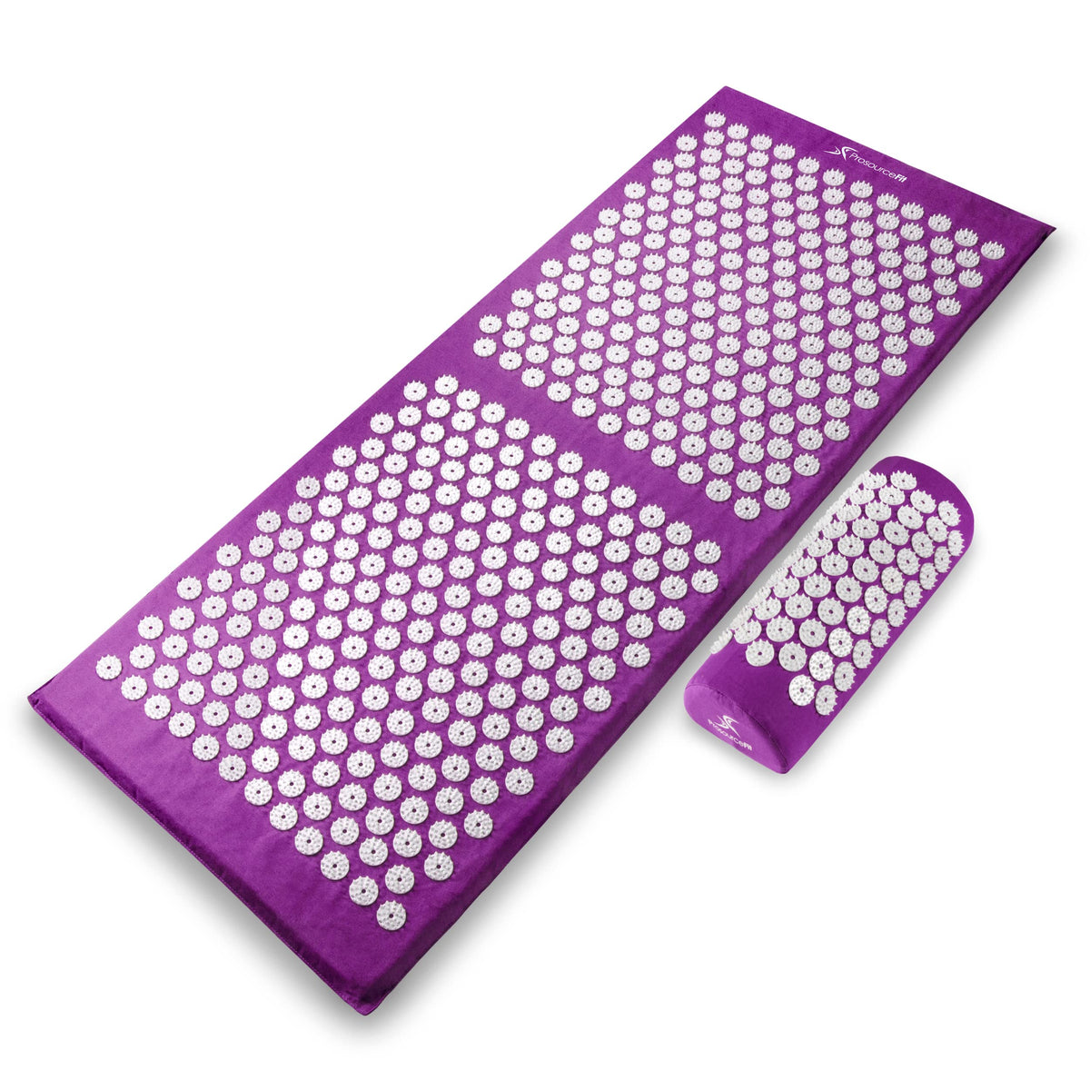 ProSource alfombra frontal mostrando puntos, alivia tensión lumbar