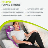 ProSource uso en postura savasana durante yoga, favorece recuperación muscular