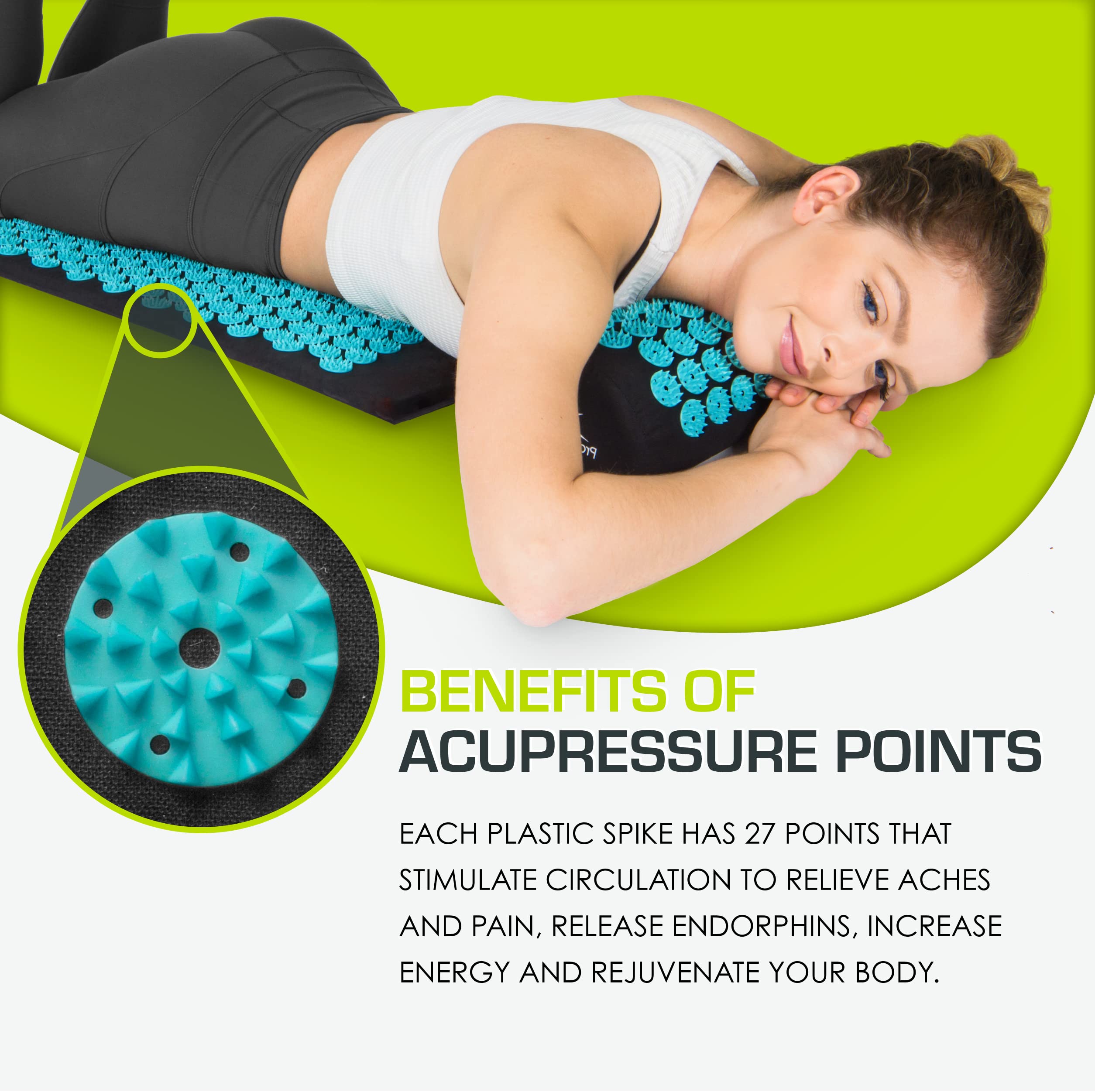 ProSource almohada cervical en primer plano, soporte cómodo para cuello