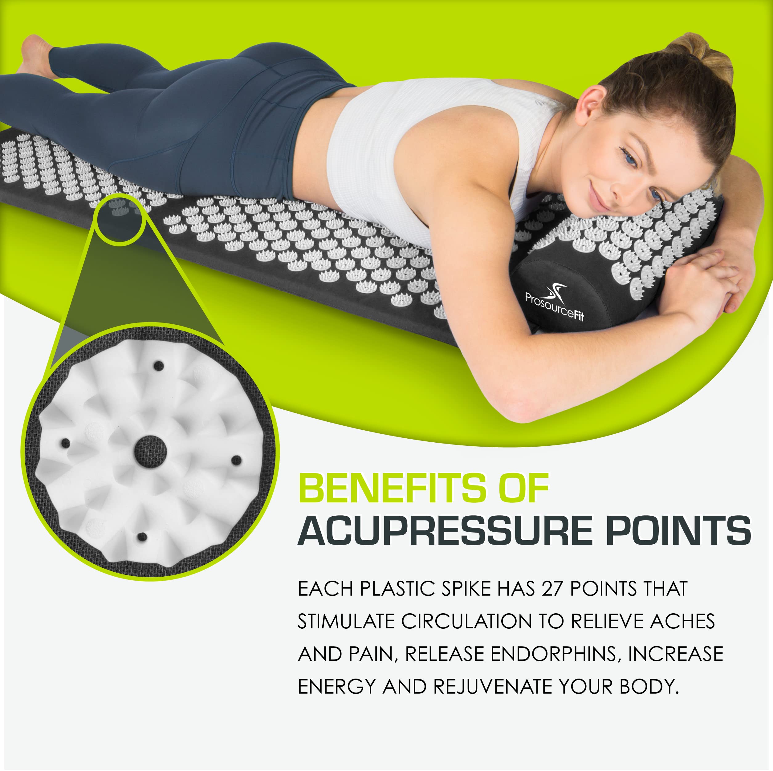 ProSource almohada de cuello soportando la curva cervical para mayor relajación