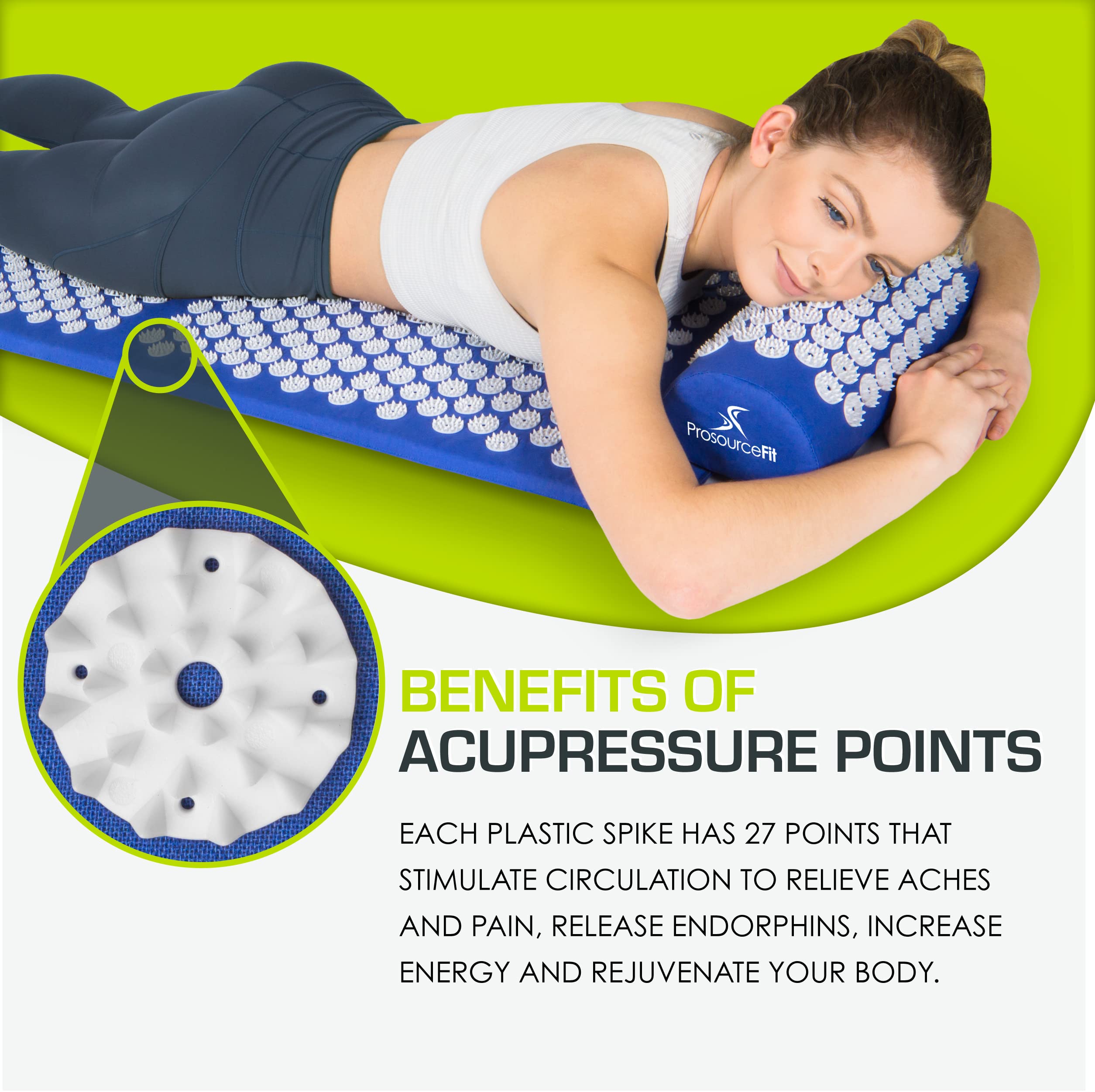 ProSource almohada de cuello enfocada, soporte cómodo y relajante