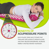 ProSource almohada para nuca rosa con soporte ergonómico y comodidad