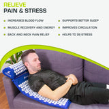 ProSource fit persona recostada sobre esterilla para alivio muscular