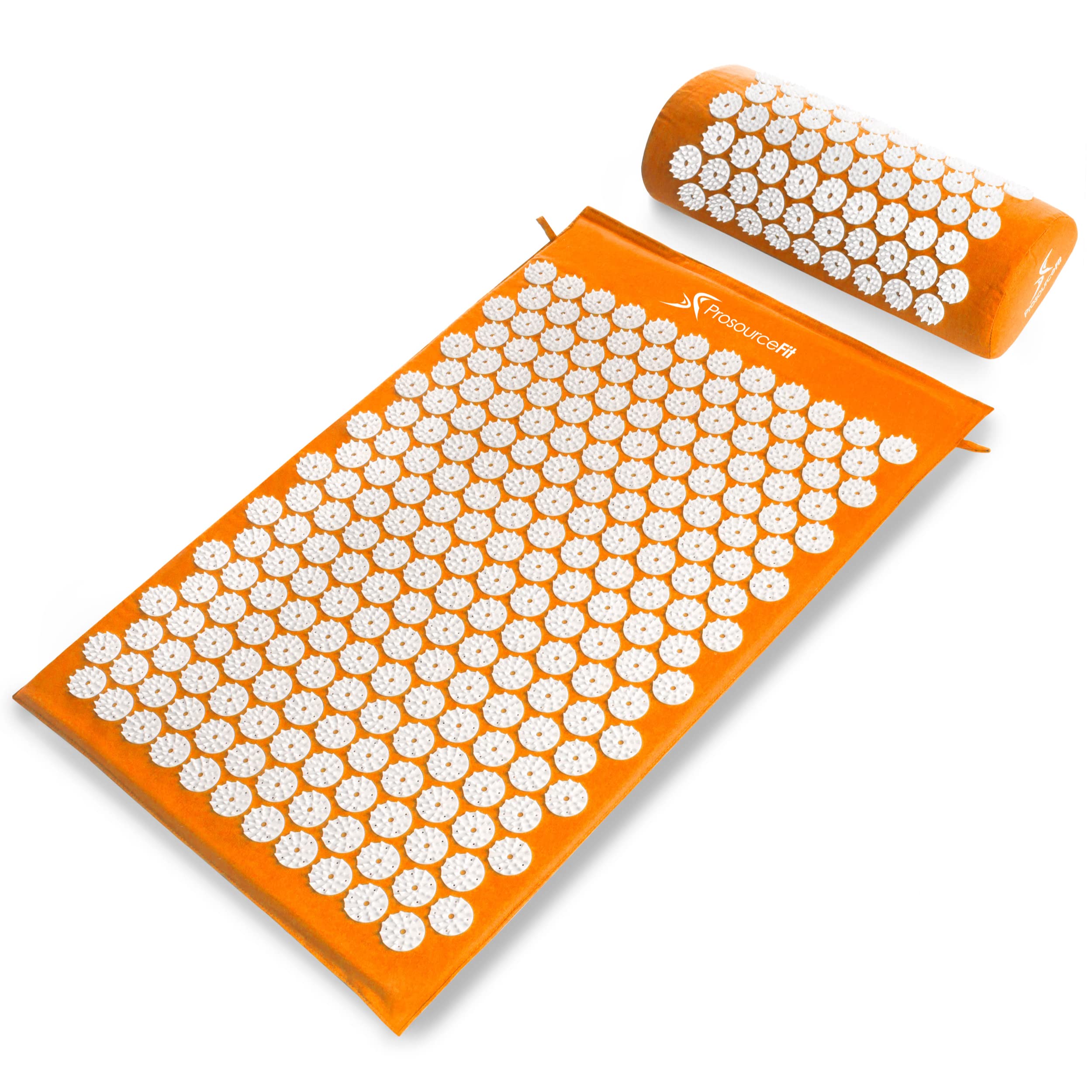 ProSource esterilla frontal naranja mostrando cobertura completa y confort