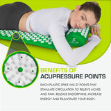 ProSource ProsourceFit persona usando colchoneta y almohada para alivio muscular