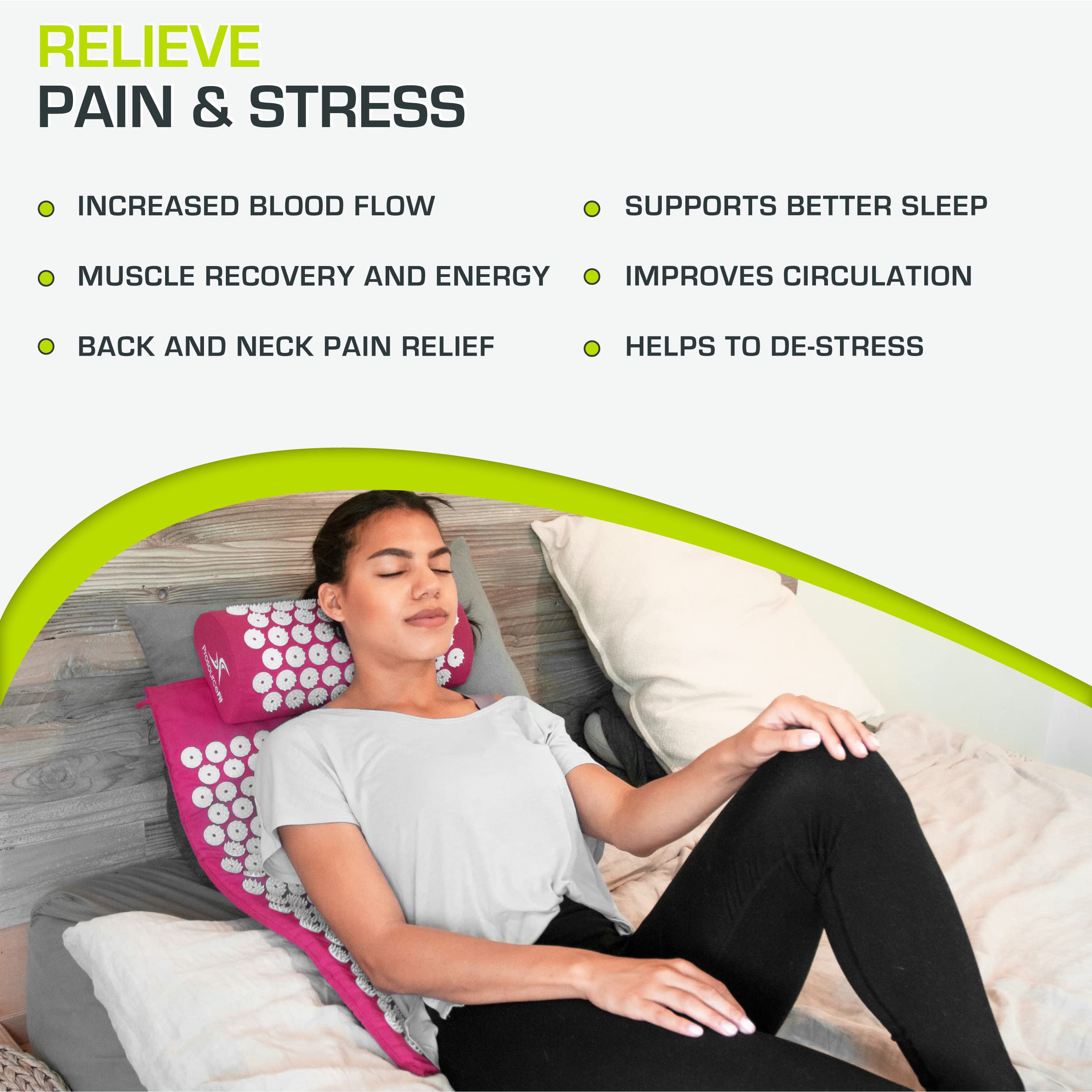 ProSource colchoneta en uso durante yoga para recuperación post-entreno
