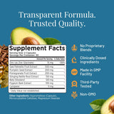 Detalle cápsula Prostara resaltando ingredientes y absorción