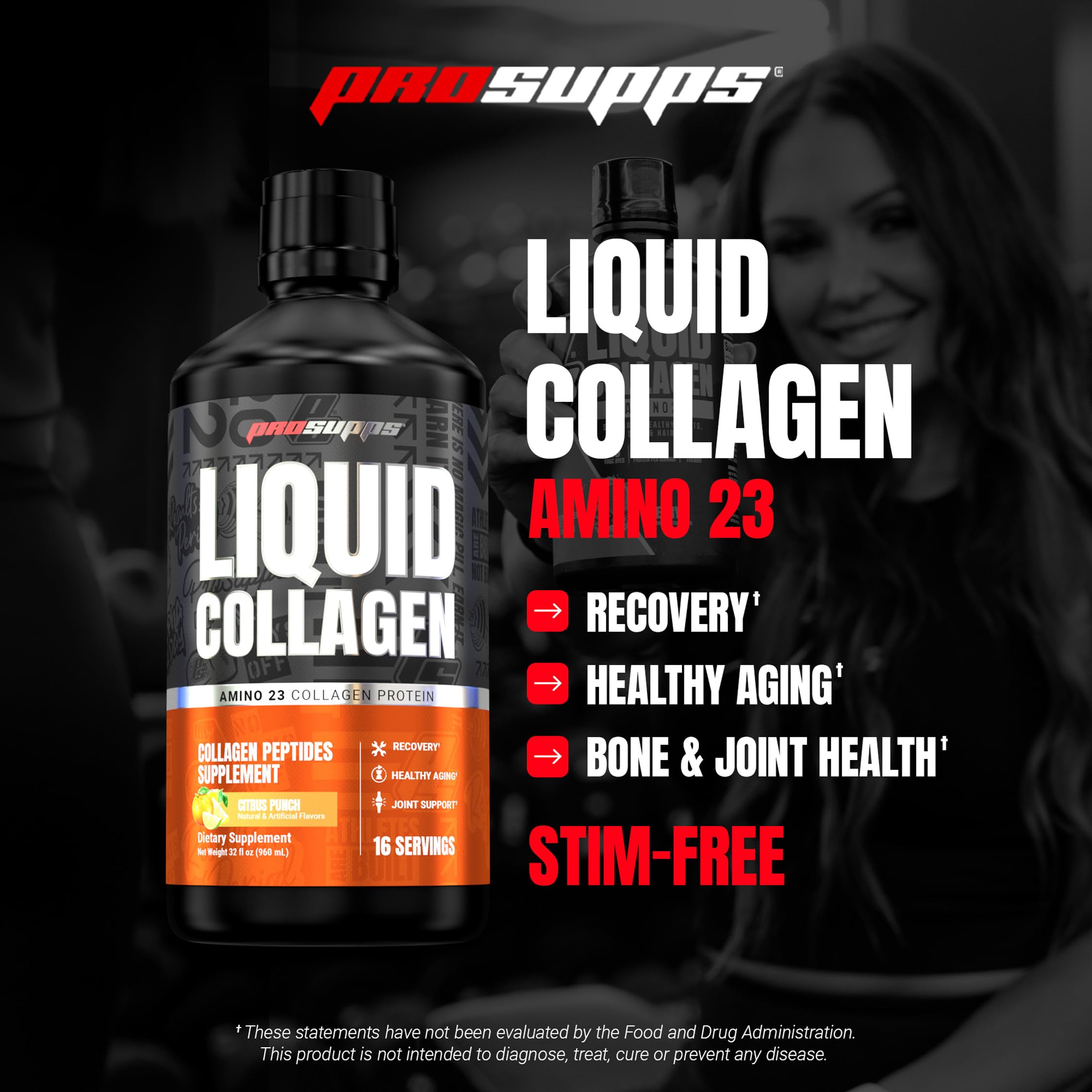 ProSupps Amino23 botella en primer plano, detalle del diseño y facilidad de uso