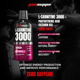 ProSupps primer plano del líquido para apreciar color y textura clara