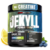 ProSupps Dr. Jekyll frente del envase mostrando beneficios de fuerza