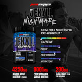 ProSupps polvo azul textura fina para mezclas rápidas