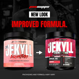 ProSupps Dr. JEKYLL comparación de tamaño del bote para ver 30 servicios