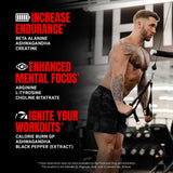 ProSupps etiqueta de ingredientes listando creatina, beta-alanina y nooLVL