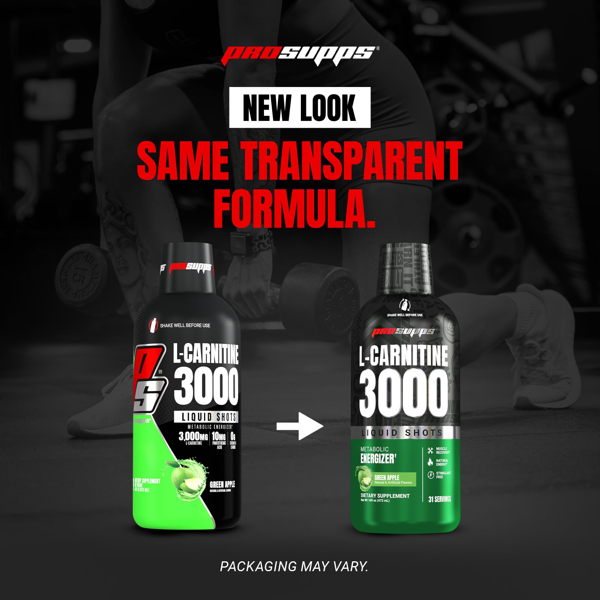 ProSupps uso en gimnasio antes de entrenar para energía sin estimulantes