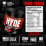 ProSupps Mr. Hyde etiqueta de ingredientes visible y transparencia