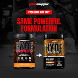 ProSupps Mr. Hyde Nightmare atleta en gimnasio usando el producto antes de entrenar